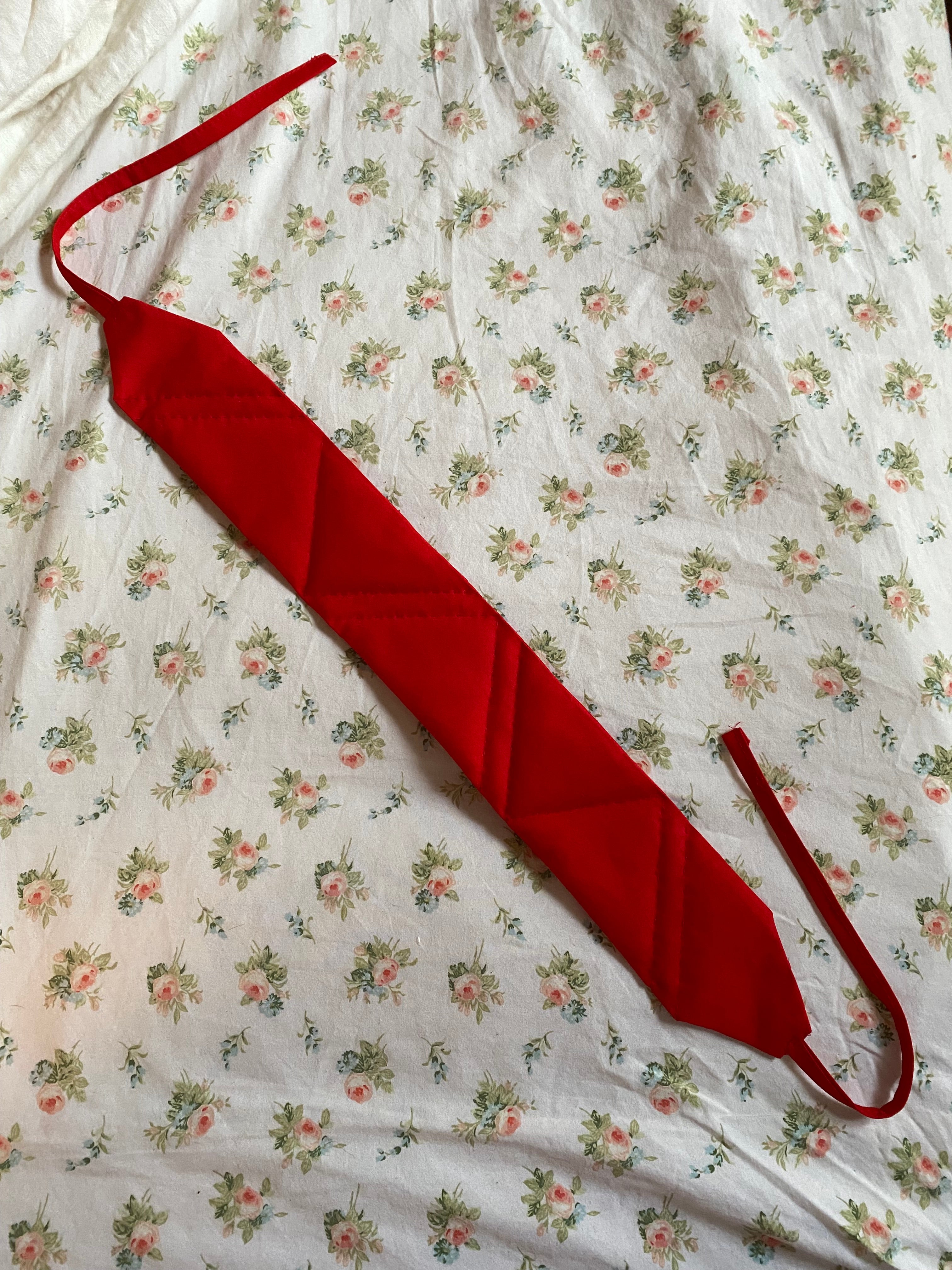 Hand stitched cotton ear warmer